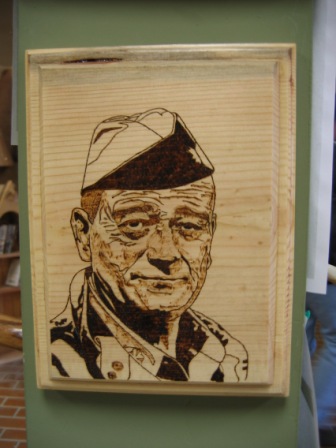 John Wayne in Iwo Jima
